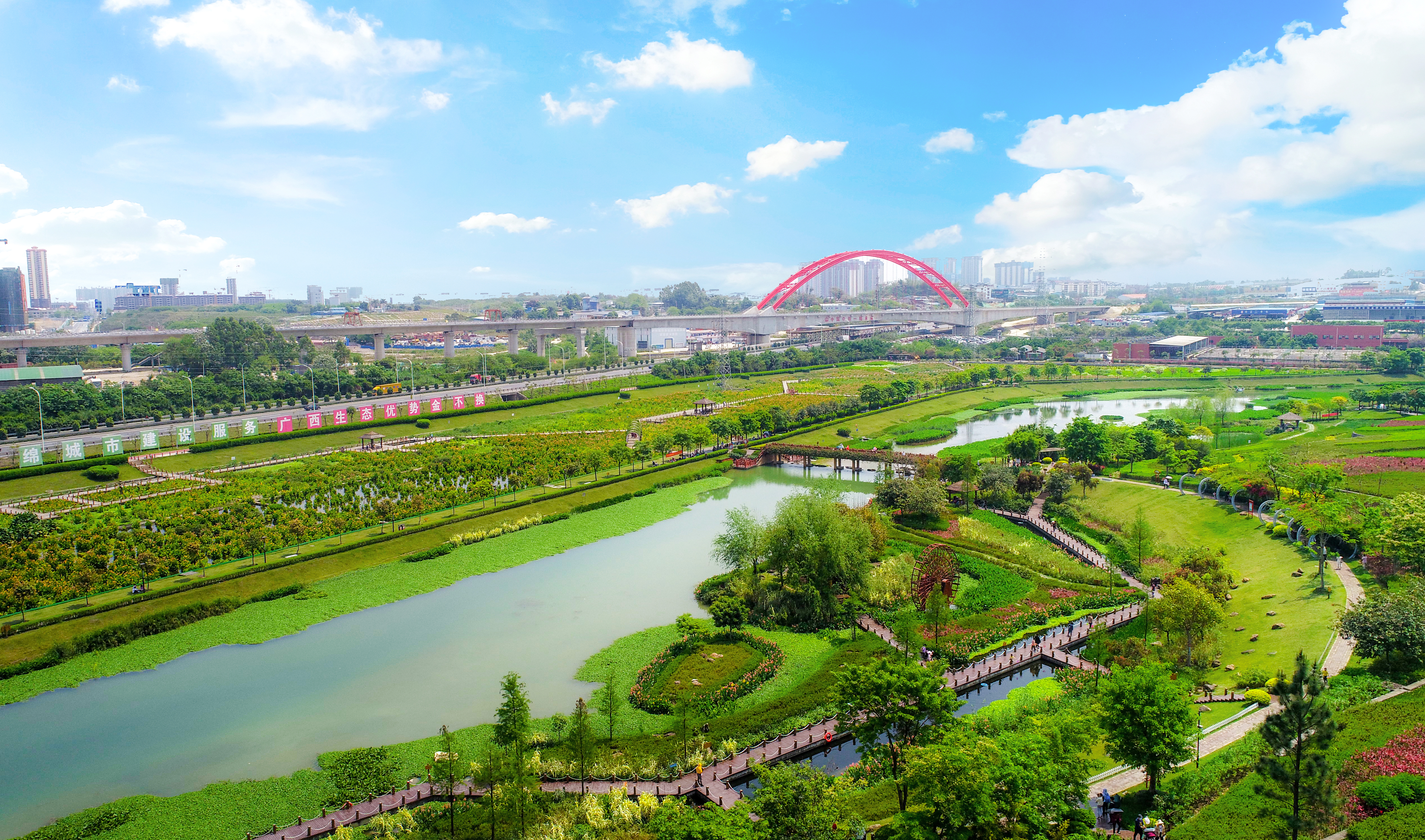 建设美丽中国，北排人用再生水让祖国生态环境越变越美！